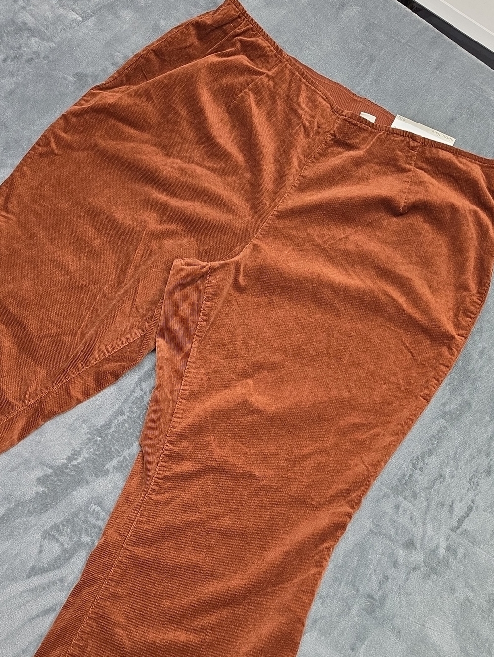 Cato Women's Boot Cut Corduroy Pants in Rust Sz 20W